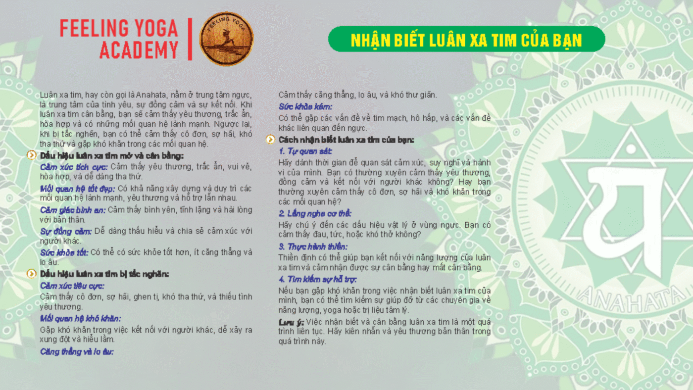 Nhận biết luân xa tim của bạn 13